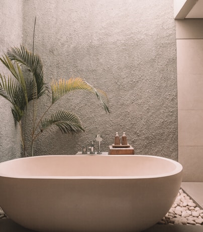 Hot stone massage therapy at a luxury spa